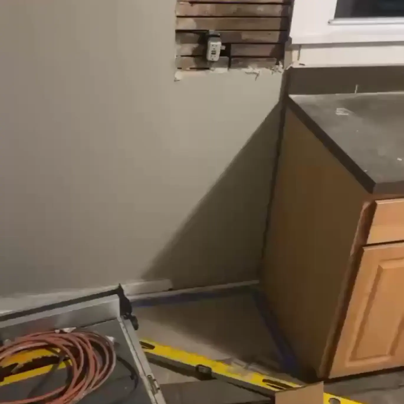 Marshall at his house